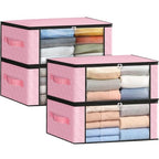 35L Closet Organizers (4 Pack-35l / Pink)