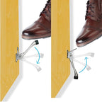 One Touch Kickdown Door Stopper (Chrome / 6 INCH X 1 PACK)