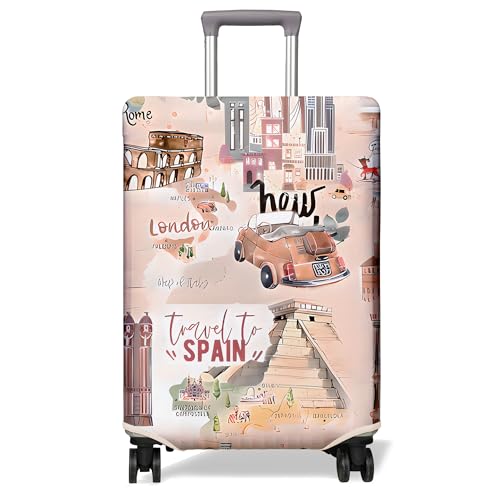 Travel Luggage Cover Suitcase Protector Fits 18 (B-4 / M(22-24in))