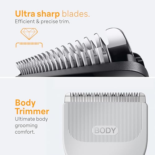All-in-One Style Kit Series 5 5471, 8-in-1 Trimmer for Men with Beard Trimmer, Body Trimmer for Manscaping, Hair Clippers & More, Ultra-Sharp Blade, 40 Length Settings, Waterproof (Black / 10 Piece Set)