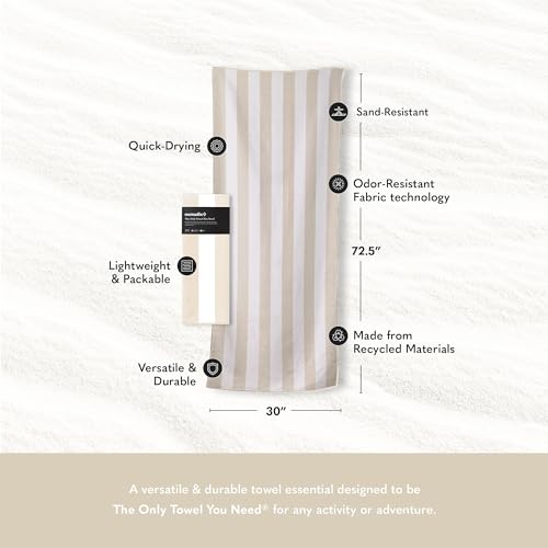 Original Towel (Cabana Stripe Beige)
