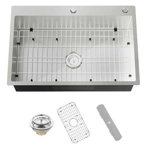 33x22In Drop In Kitchen Sink (33x22 inch Stainless)