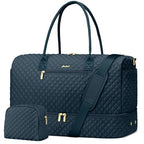 Travel Weekender Bags for Women (4-Peacock Blue / 40L-Large)