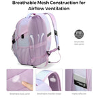 Design Backpack for Men with USB Charging Port SD803 (Pink Purple / Standard)