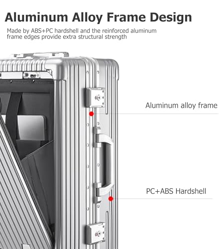 PC Hardside Carry On Luggage (A-Silver / 20.8")