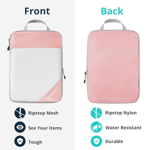 Compression Packing Cubes 8 Set (Pink / 8 pcs)