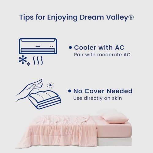 Outlast® Deepsleep Cooling Comforter (Blush Pink / Classic 68"x90")