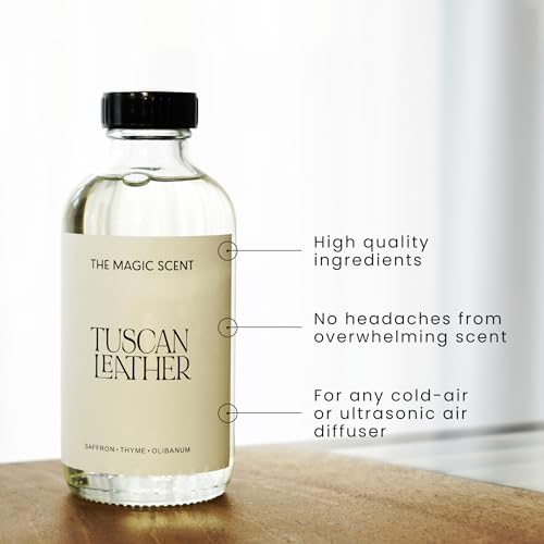 Tuscan Leather Diffuser Oil Scents for Home (16.9 Fl Oz (Pack of 1))