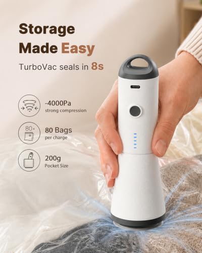 Vacuum Storage Bags for Clothing Travel (10 Combo+Wireless Pump)