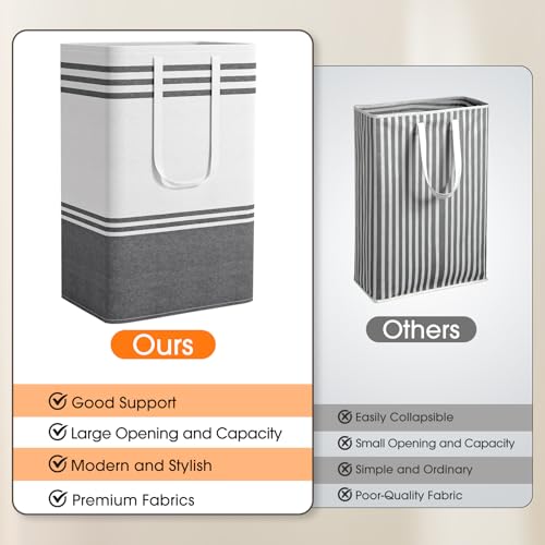 4 Pack Large Laundry Baskets (4 x 88L)