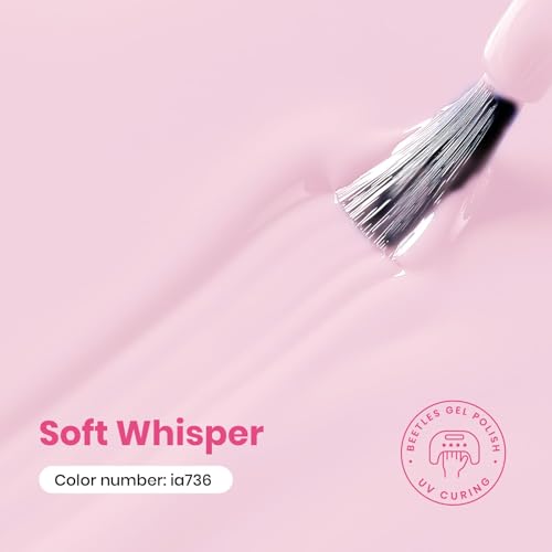 Beetles Light Pink Gel Polish (B - Light Pink | Barely Pink)