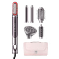 Infrared Dual Voltage Hair Dryer Brush (Purple-1)