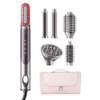 Infrared Dual Voltage Hair Dryer Brush (Purple-1)