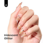 Beetles Glitter Gel Nail Polish 15ML Rose Gold Reflective Pink Gel Polish (L - Shimmery Gold | Dazzling Princess)