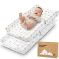 2 Pack Organic Changing Pad Covers for Girl (KeaSafari / 100% Cotton)