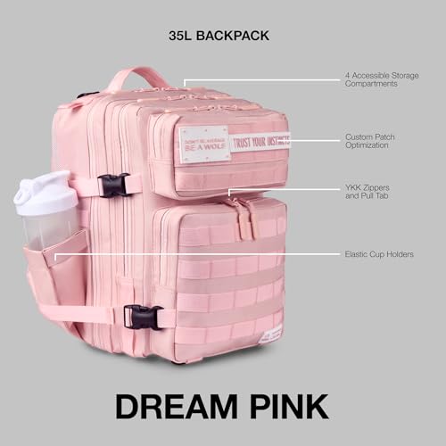 35L Tactical Gym Backpack (Dream Pink)