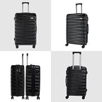 Luggage Sets 3 Piece (20/24/28 / 5pcs Black)