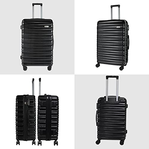 Luggage Sets 3 Piece (20/24/28 / 5pcs Black)