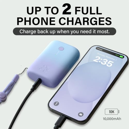 Champ Portable Charger (Glacial Blue Lavender)