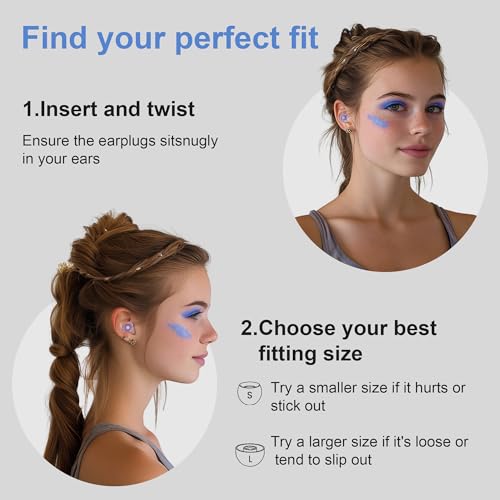 Ear Plugs for Concerts (Blue)