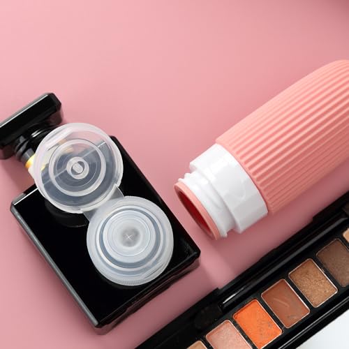Travel Bottles for Toiletries (2 Ounces / Rose Pink)