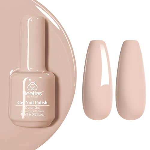 Beetles Nude Gel Polish (E - Creme Nude | Hazelnut Milk)