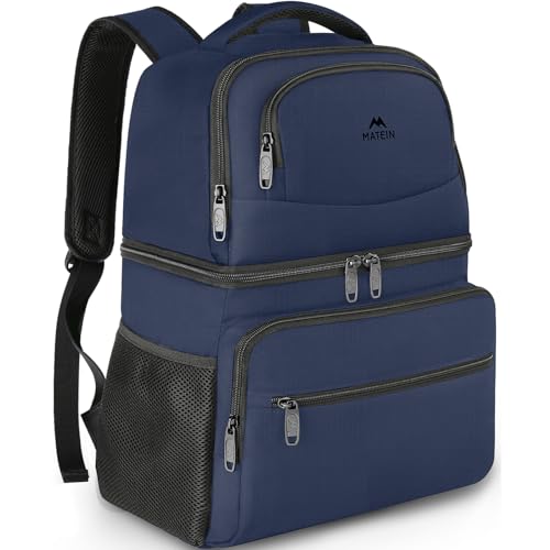Cooler Backpack Insulated Waterproof (Blue / 40 Cans)