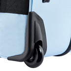 Now! Two Wheeled Rolling Duffle Bag (Checked Luggage 24 Inch / Light Blue)