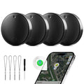 Apple MFi Certified] Tracker Tags (4-Black)