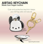 x Sanrio Character Keychain Case Compatible with Apple AirTag (Pochacco)