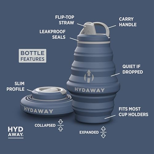 17oz Collapsible Water Bottle (Seaside)