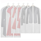 Hanging Garment Bag Suit Bags for Closet Storage and Travel (43"/50"-6pcs)