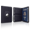 Passport Wallet with Holder for AirTag (Sapphire)