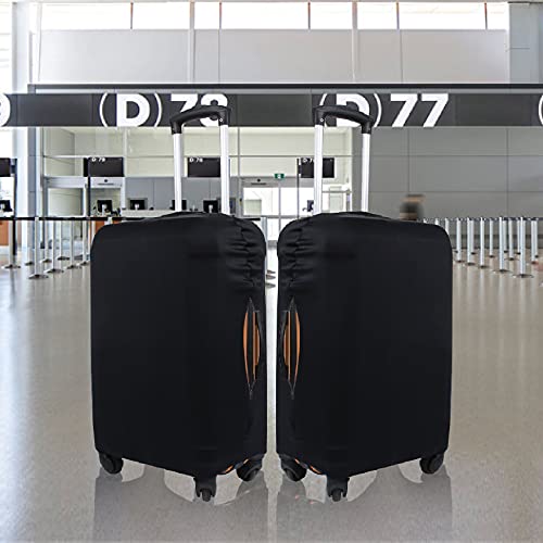 Travel Luggage Cover Fits 18 (S / Black)