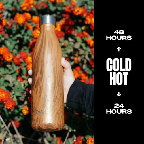 Stainless Steel Water Bottle (Teakwood / 25 Ounces)