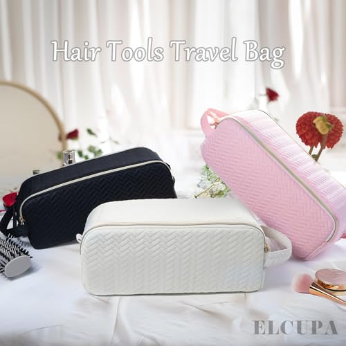 Large Hair Tools Travel Bag Compatible with Shark FlexStyle (Style B / Ivory)