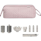 Shark Flex Style Case for Dyson Airwrap Hair Dryer Brush Revlon Hair Tools Travel Bag Carrying Case Flat Curling Iron Organizer (Pink)