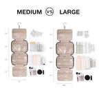 Toiletry Bag Travel Bag with Hanging Hook (Medium / Baby Pink)