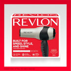 Turbo Hair Dryer (Grey/Black / 4.05x11.15x9.25 Inch (Pack of 1) / HAIR DRYER)