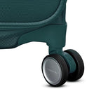 UpLIFT Lightweight Medium Checked Softside Luggage with Spinner Wheels (Medium Checked / Emerald Green)