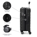 Maxlite Air V2 Hardside Expandable Carry (Black / Compact Carry On)