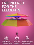 Repel Windproof Travel Umbrella (11. Rainbow / Standard)