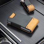 Slim Minimalist Wallets for Men (Tobacco Brown)