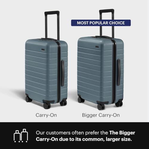 Bigger Carry On Luggage (Coast Blue)