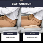 Car Seat Cushion with Memory Foam (Beige / 1 Piece)