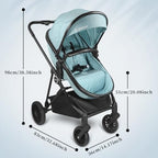 Lite 2.0 Baby Stroller with Newborn to Tollder Mode (Blue)