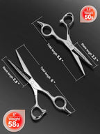 Hair Cutting Scissors Professional (Zebra Style / 5.5 inches)