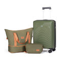 Luggage Sets 3 Piece (Olive Drab / 3 Piece Sets (21/Db/Tb))