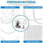 2 Pack Travel Toiletry Bag (2 Packs White)