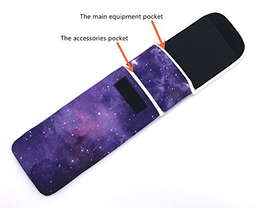 Hair Straighteners Case with Fastener (Purple Sky)